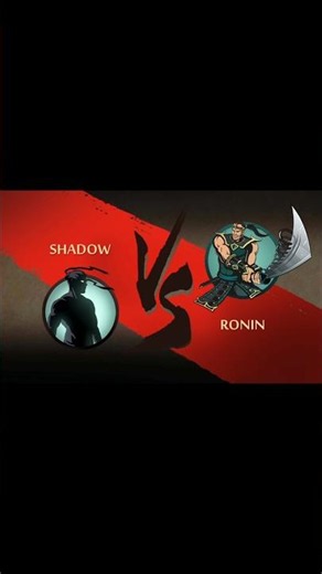 SHADOW VS RONIN FIGHT😰 #shadowfight2 #bossfightgaming #youtubeshorts #ytshorts