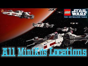All MiniKits and Challenges - Stay On Target - Lego Starwars the Skywalker Sage