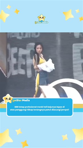 LenStar Media 📺✨ on Instagram: "Momen tak terduga terjadi di atas panggung, tapi BIBI tetap tampil tenang dan profesional! 😍✨ Kalau kamu ada di situasi seperti ini, bakal setenang BIBI nggak? Tulis pendapat kamu di kolom komentar! ⬇️ Jangan lupa follow @lensestar untuk koleksi softlens ala Korea & @lenstarmedia buat info seputar Korea! 🇰🇷✨ #BIBI #StageMoment #Professionalism #KPop #Lensestar #LenstarMedia"