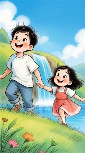 Jack and Jill Story for Kids | Gentle Nursery Rhyme Animation 🌼