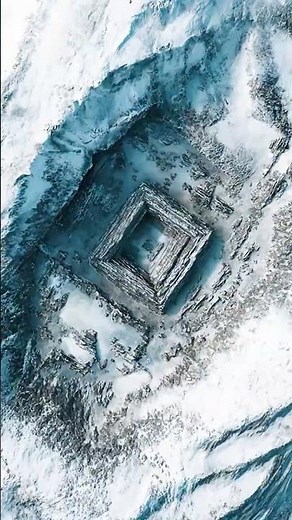 Satellite Scan Detects Structure Buried Beneath Ice Field