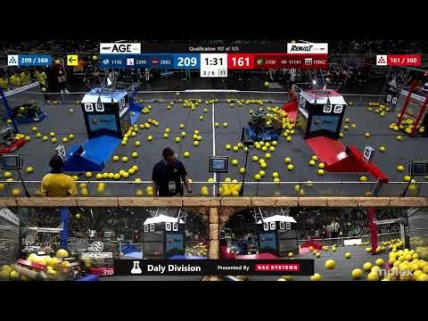 Qualification 107 - FIRST Championship - FIRST Robotics Competition - Daly Division