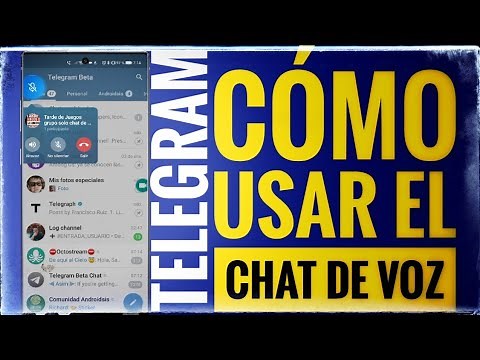 !Cómo usar el chat de voz en Telegram en grupos públicos y privados'. ¡¡GUÍA COMPLETA!!