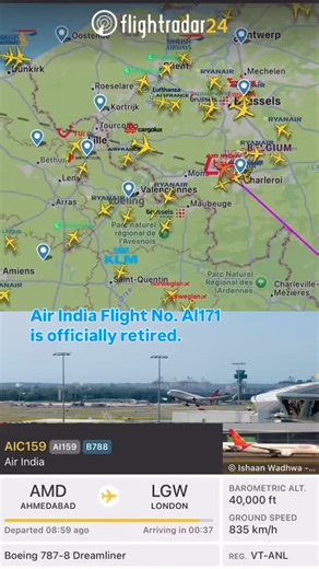 262 reactions · 21 shares | Air India flight Al171 is no longer...
