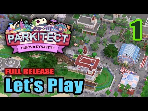 Cool Theme Park Tycoon Sim Let's You Build Your Own Disneyland - Partkitect Deluxe - Full Gameplay