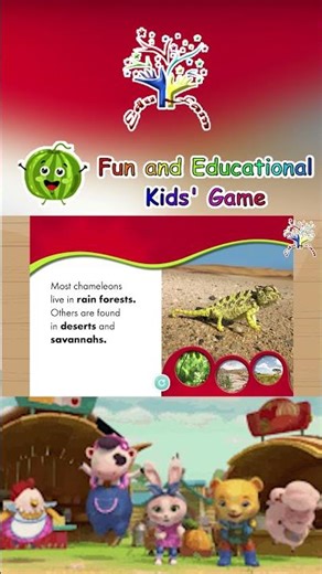 🦎🌈 Chameleon Safari! | Learn About Color Changers! 💖✨