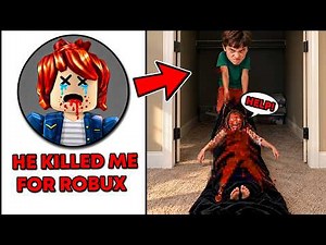 This Roblox Player KILLED His Little Sister Over ROBUX!