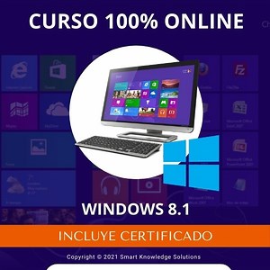 Curso completo 100% Online de Windows 8.1 incluye libro y certificado - Smart Knowledge Solutions LLC | Hotmart