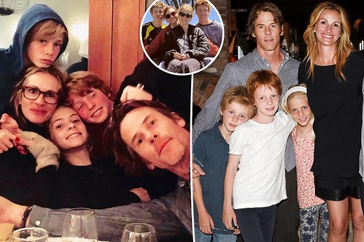 Julia Roberts' 3 kids are all grown up in rare Mother's Day photo