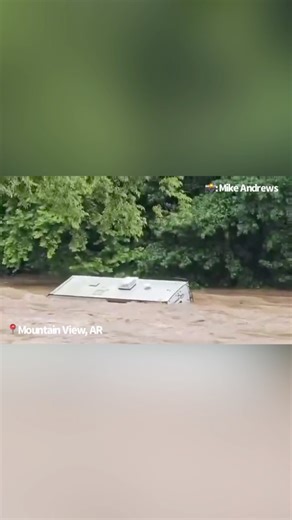 16K views · 134 reactions | SIGNIFICANT rainfall has swept away a camper in Mountain View, Arkansas as creeks and rivers start to flow out of their banks. 10" to 15" of rain has fallen in southern Missouri and central Arkansas over the past 24 hours. Flooding is on going in many locations and flash flood warnings have been put in place. #ARwx #flooding #flashflooding #severeweather | BAM Weather - BAMWX.com | Facebook