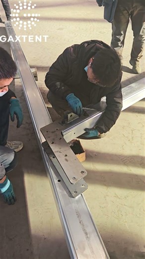 Building a Luxury Atrium Tent | Steel Frame Event Tent Installation #aluminumtent #atrium #tent