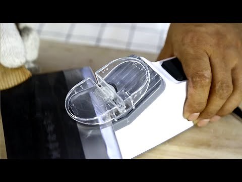 How to use this electric knife sharpener? The easiest way to sharpen knives.