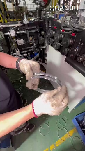 High Strength Automatic Flat Wire Ring Making Machine with Butt Welding | Boat Zhuang