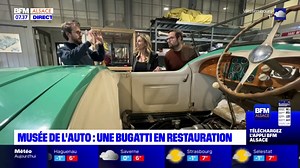 Une ancienne bugatti est en restauration au Musée de l'automobile de Mulhouse | BFM Alsace