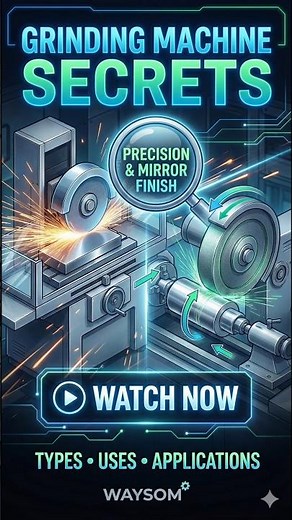 Grinding Machine Explained | Surface vs Cylindrical Grinding