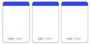 Editable Number Digit Cards