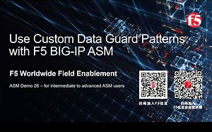 如何使用F5 BIG-IP ASM的自定义Data Guard设置