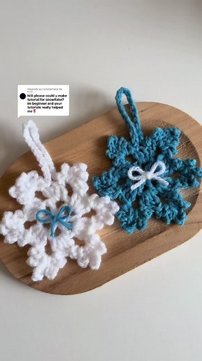 Snowflakes Crochet Tutorial for Beginners