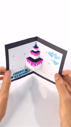 DIY Birthday Card / #papercraft #craft #DIY @spreadingreact