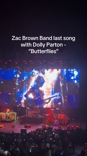 Zac Brown Band last song with Dolly Patron - Butterflies 🦋 #dollyparton