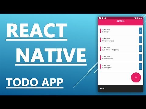How to make an app - React Native Tutorial - Create a Todo tasks app in 25 minutes