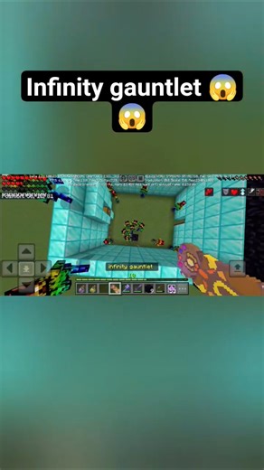 I found avengers infinity gauntlet 😱🤯 #minecraft #ytshorts #like #subscribe #yt