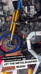 55 reactions | After the 2-day course with us and MotoRRetro, Cafe Racer Garage showing us their workshop before getting ready to metal shape! Excited to see what's to come! | Hare & Forbes Machineryhouse | Facebook