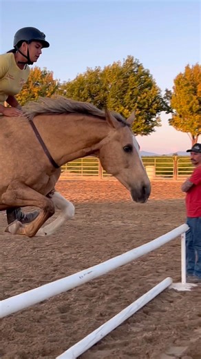 I rode and jumped whisper yesterday but no vids so here’s one from summer!