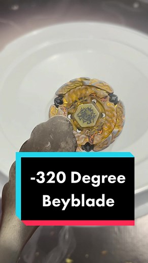 Freezing a beyblade in liquid nitrogen! #science #scienceexperiments #beyblade #fypシ