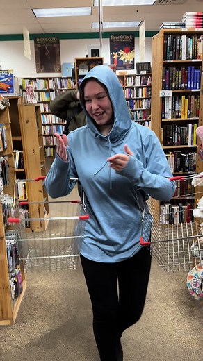 For her 14th birthday we gave her a book shopping challenege. She loved it! #books #booklover