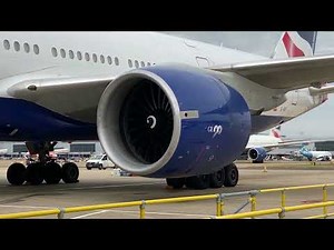 GE-90 Engine start up and shutdown