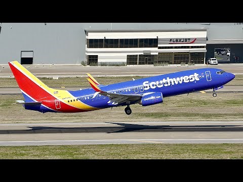 (4K) An Afternoon of Plane Spotting at Dallas Love Field!
