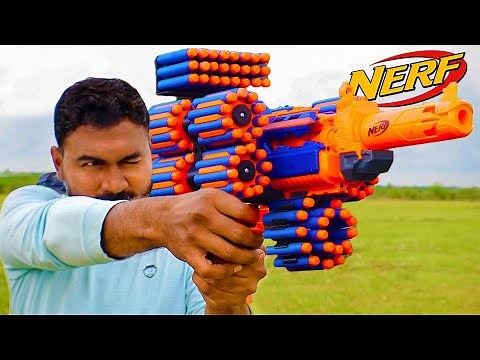 Powerful NERF GUNs Unboxing & Testing | Mad Brothers