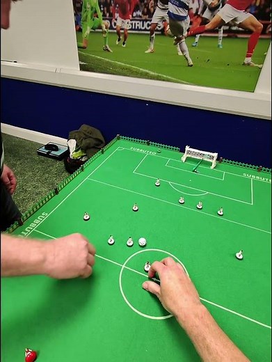Highlights of a sensational 0-0 draw. #Subbuteo #Football #Soccer #TableFootball