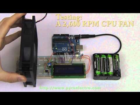Basic Arduino Tachometer (IR Break-Beam)