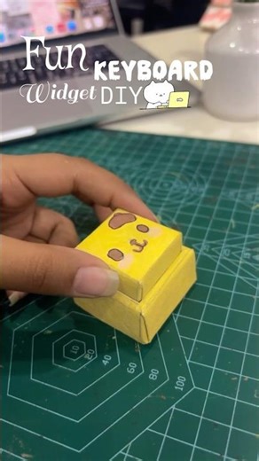 Create CUTE Sanrio Fidget Keyboard 😱✨ Anti-Stress DIY #shorts #craft