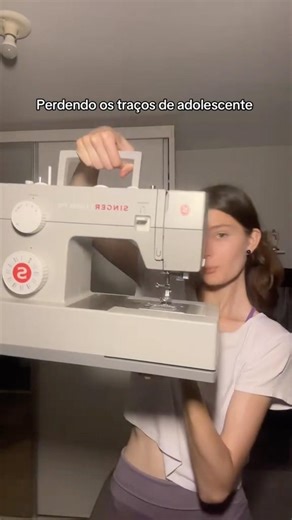 Minha nova Singer facilita pro 4423 🙏☺️ #costura #singer
