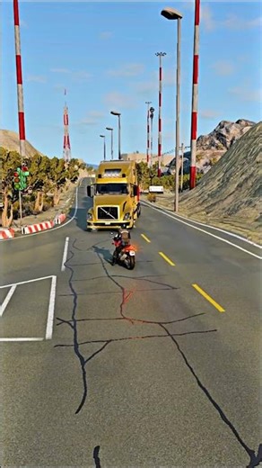 Realistic Highway Car Crashes #306