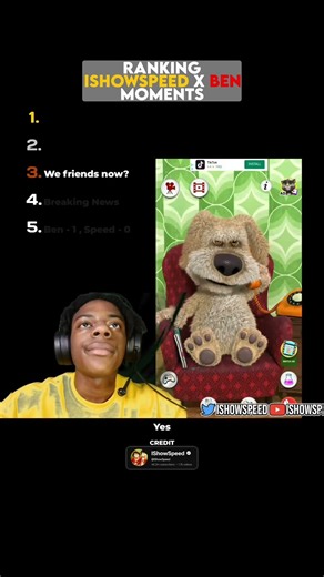 IShowSpeed X Ben Moments 😂 #shorts #ishowspeed