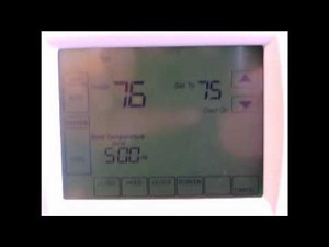 TRANE 802 THERMOSTAT problem