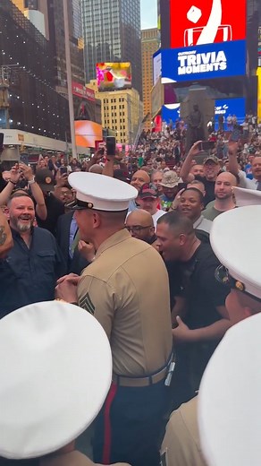 Safest street in NY!🗽🇺🇸 #fleetweek #nyc #marines #usmc #semperfi #oorah #delayedcadence #usmc #marinecorps | Steven Mitre - The Mustang Marine