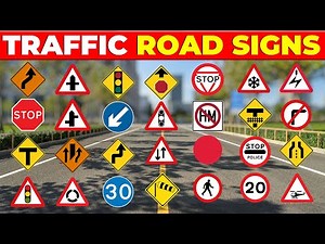 Understand These 50 Essential Road Signs – A Must for All Drivers! 🛑 🚗