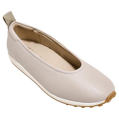 Naturalizer Carla Leather Slip-On Sport Ballet Flat | HSN