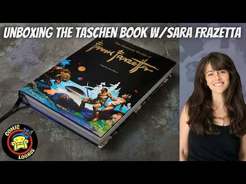 Fantastic Worlds of Frank Frazetta Taschen Book w/guest SARA FRAZETTA !