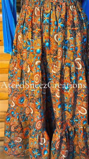 Turquoise velvet blouse paired with a jewelry print cotton skirt 💙🖤💙 #navajooutfit #navajoclothes #nativetiktok #indigenoustiktok #indigenous