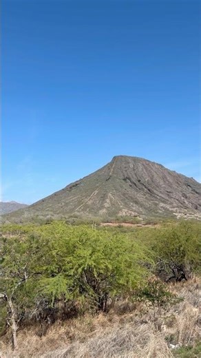 Koko Head Mountain 🏔️ #honolulu #kokohead #travel #newshort #adventure