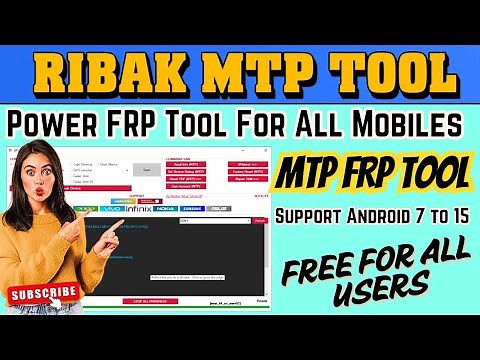 Ribak MTP Tool 2025 🔥 | 1 Click FRP Bypass, Bootloader Unlock | All Android Supported!