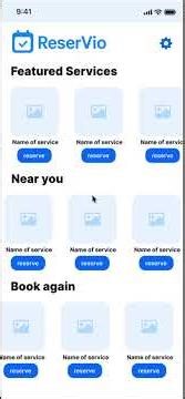 Presentacion de prototipo de Reservio - Discertación