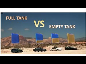 FULL TANK VS EMPTY TANK/ WHICH GAS TANK CAUSE THE BIGGEST EXPLOSION?