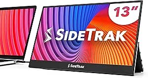 Amazon.com: SideTrak Solo Pro 13' Freestanding Portable Monitor | 1080p LED .04' Thin | Kickstand | 10ms Response Time | 60Hz Refresh Rate | USB-C, Mini HD | 1.3 lbs. Travel Monitor : Electronics